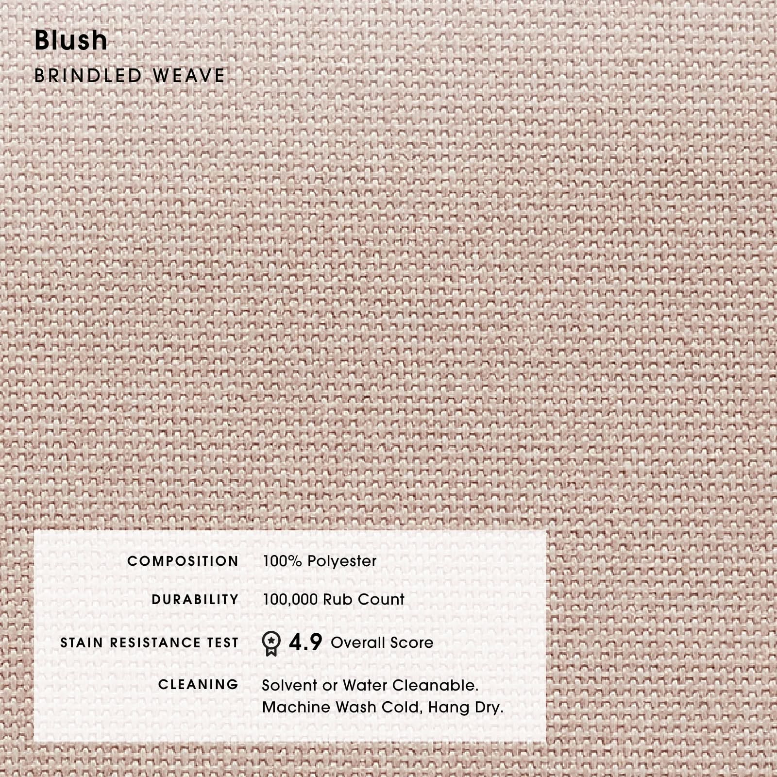 Modular Bondi Latte End Chair in Blush | Classic Blend 4