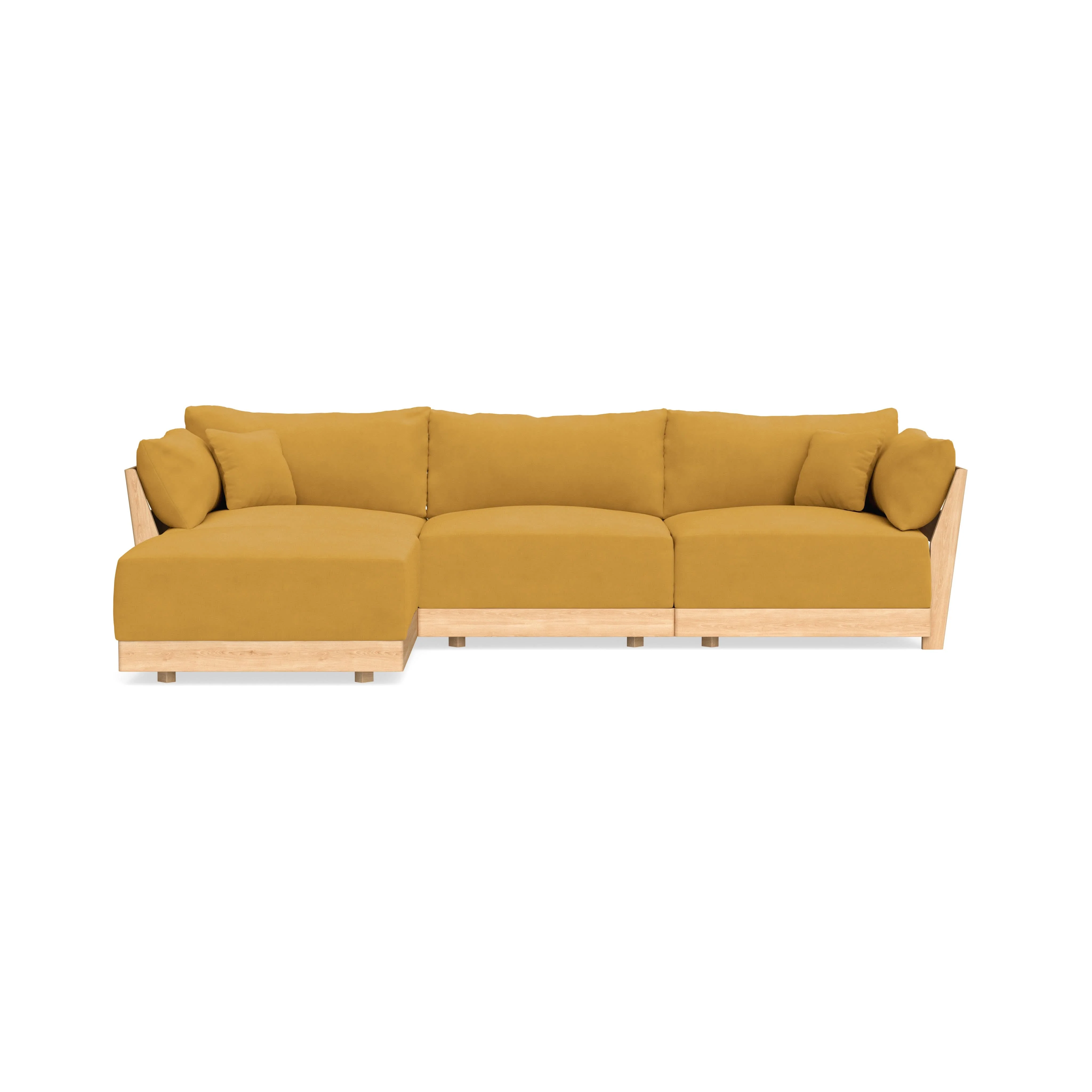 Modular Bondi Latte 3-Seater Sectional in Honey | Classic Blend