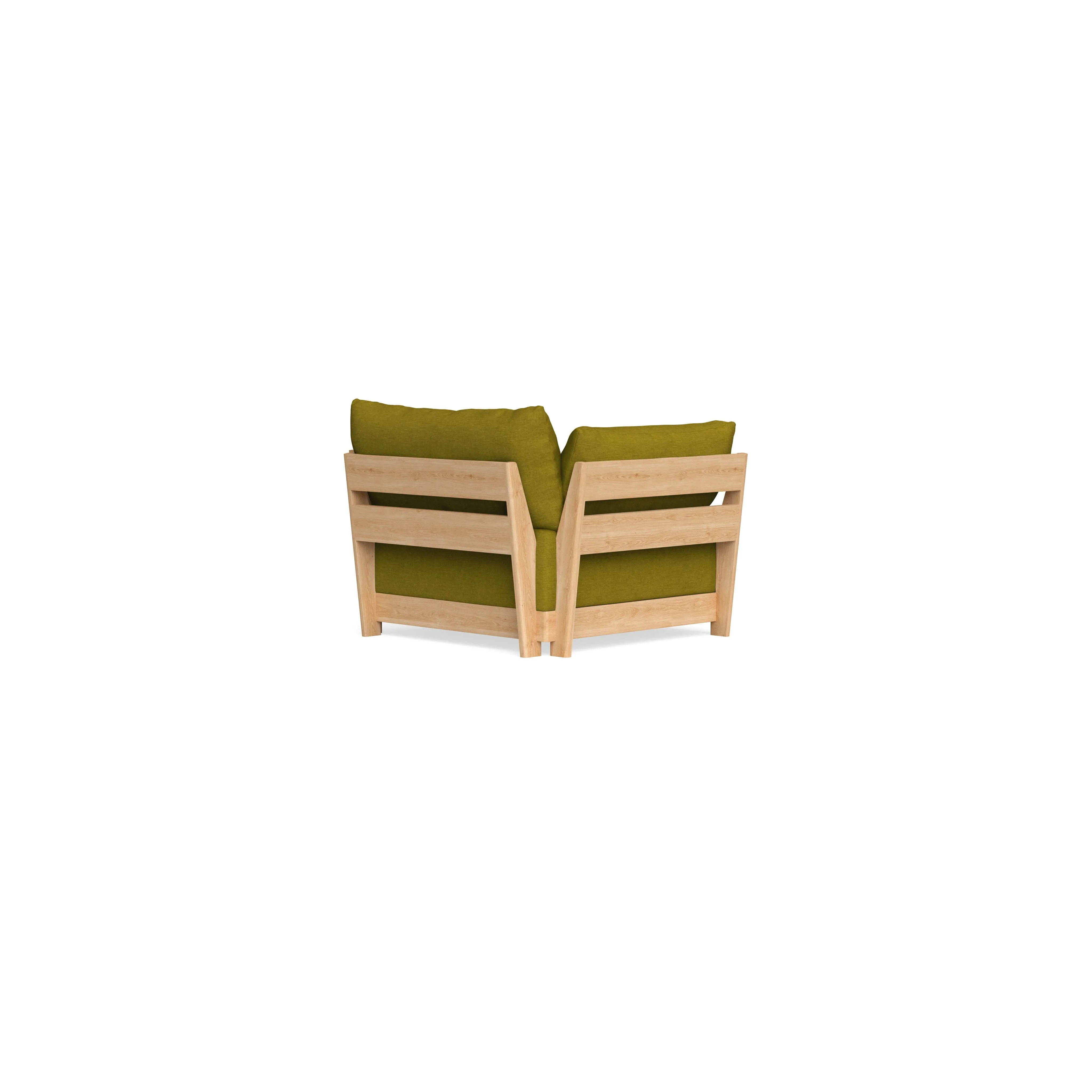 Modular Bondi Latte Armchair in Olive Green | Classic Blend 2
